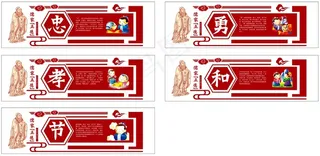 校园文化墙展板