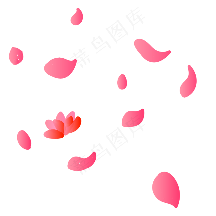 漂浮花瓣(3543X4724(DPI:150))psd模版下载