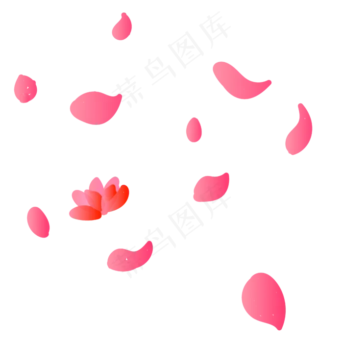 漂浮花瓣(3543X4724(DPI:150))psd模版下载