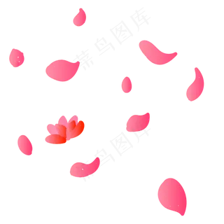 漂浮花瓣