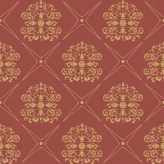 复古图案无缝巴洛克风格。印花壁纸织物，