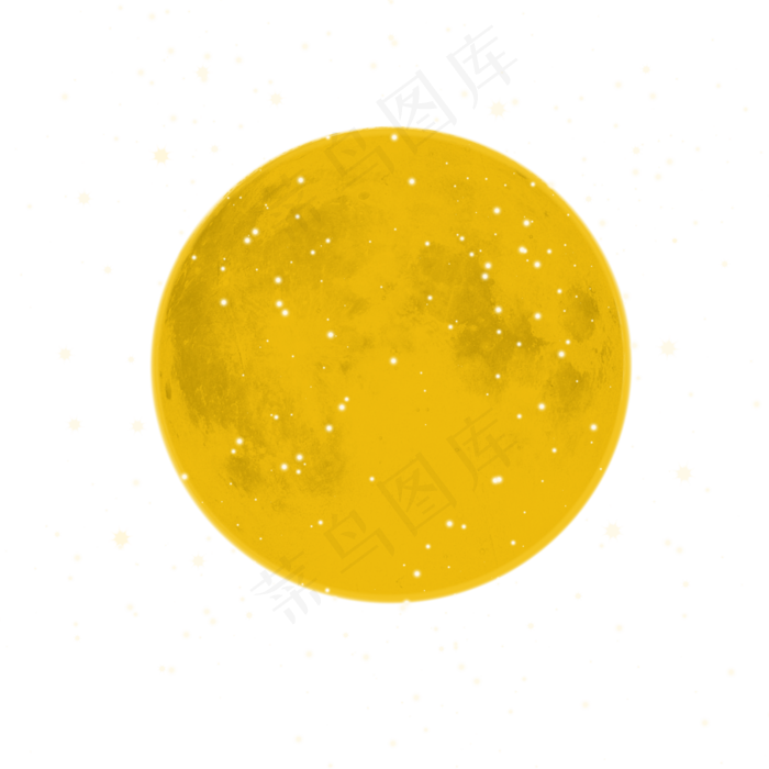月亮和星空(2000X2000(DPI:300))psd模版下载