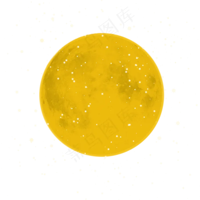 月亮和星空(2000X2000(DPI:300))psd模版下载