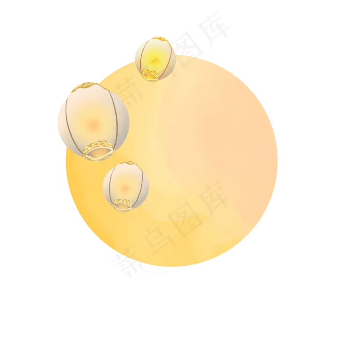 中元节月亮(2048X2048(DPI:132))psd模版下载