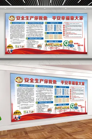 安全生产你我他平安幸福靠大家