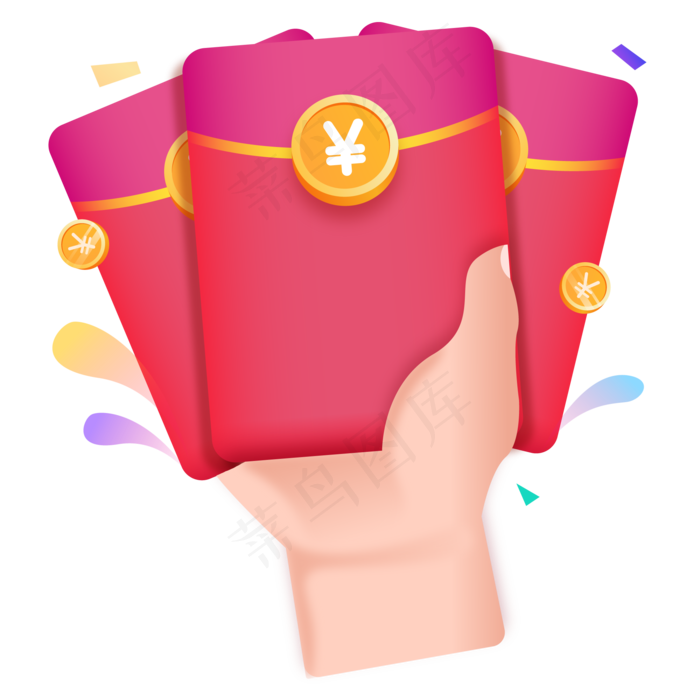 手拿红包