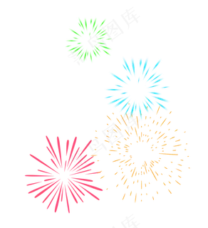 新年节日烟花烟火