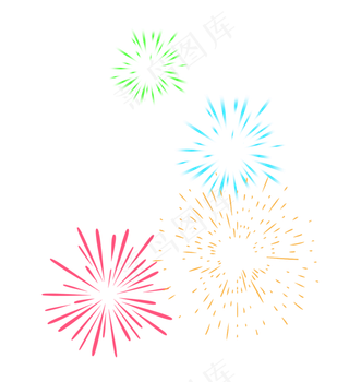 新年节日烟花烟火