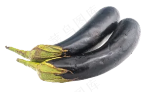 两个蔬菜茄子