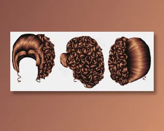 头发、假发、长发