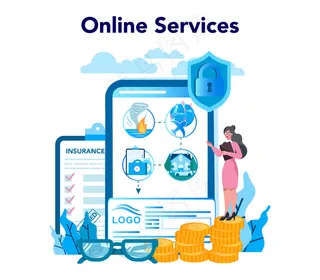 保险代理在线服务或平台。安全理念，保护财产和生命不受损害。