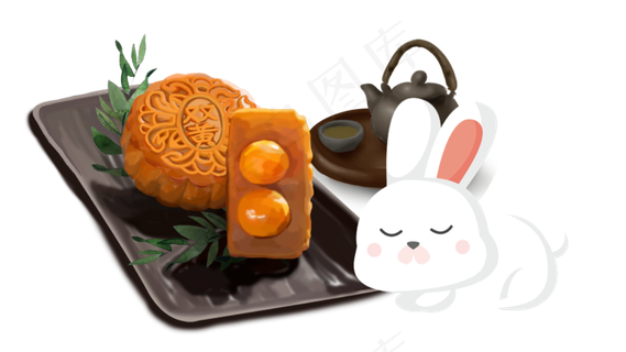中秋兔子月饼