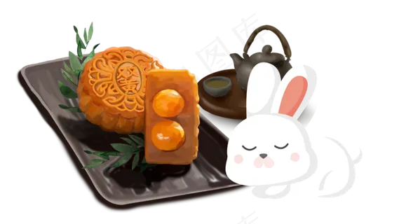中秋兔子月饼