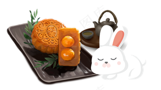 中秋兔子月饼