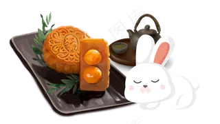 中秋兔子月饼