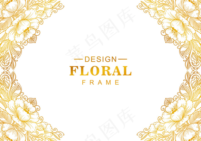 美丽的金色背景装饰