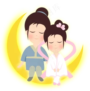 牛郎织女银河月亮