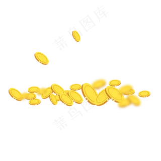 黄色金币钱币财富 黄色金币钱币财富