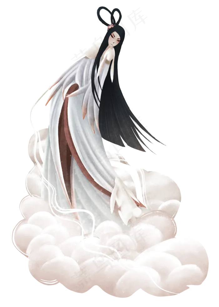 古装神话嫦娥(1125X2436(DPI:72))psd模版下载