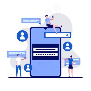 在线聊天，网络论坛，与人物讨论概念。在线交流，社交媒体，网络，社区团体。