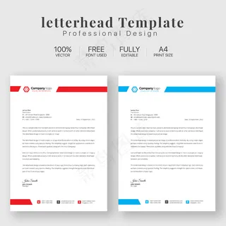 各种颜色的信头模板