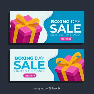 带缎带的特写礼品节礼日横幅banner