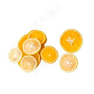 黄色柠檬片元素