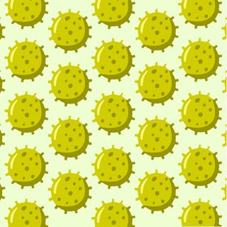 病毒模式背景社交媒体帖子矢量图