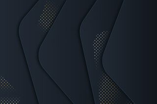 金色细节的深色纸层背景