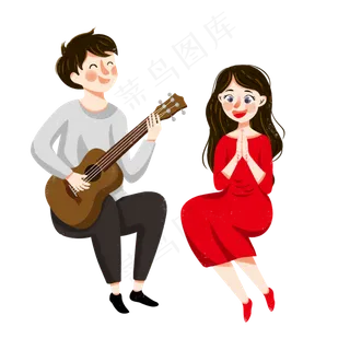 七夕情人节约会元素