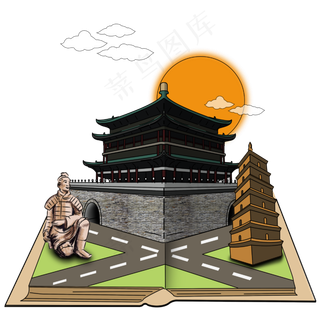 西安印象-城市标志景点