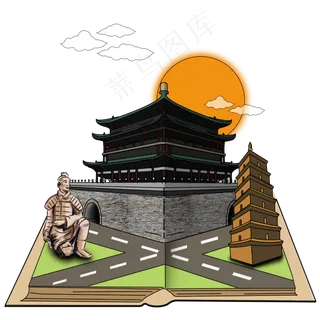 西安印象-城市标志景点