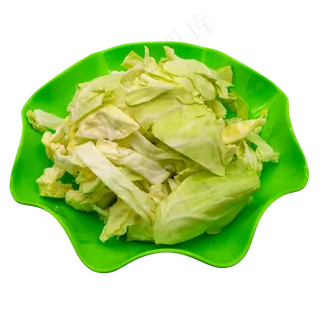 一盘蔬菜白菜