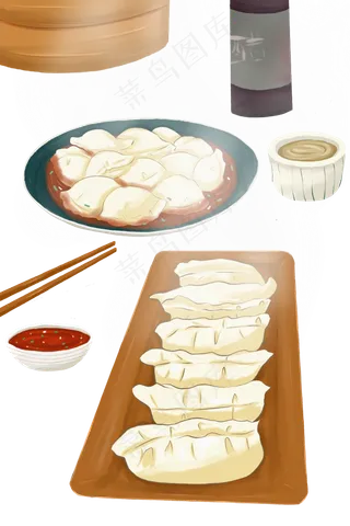 立冬冬至饺子美食