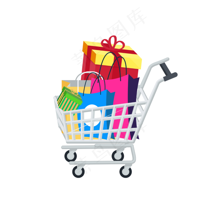 创意购物节购物车