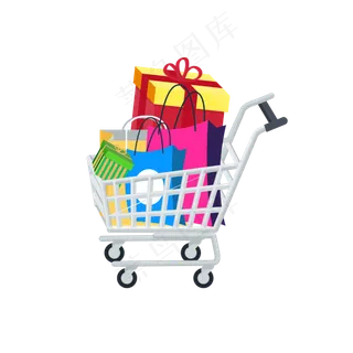 创意购物节购物车