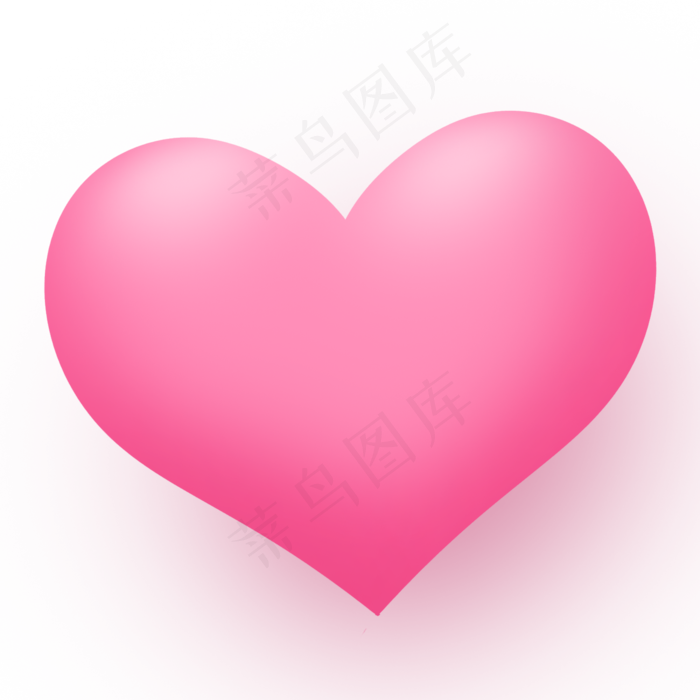 粉红色治愈可爱七夕爱心