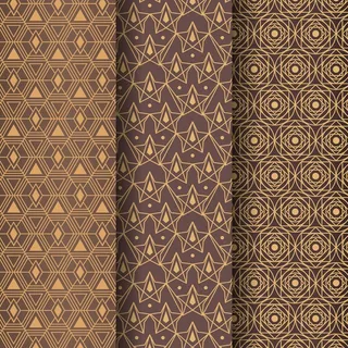 几何图形艺术装饰图案模板