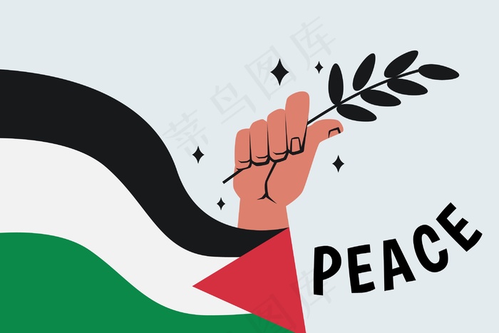图文并茂的和平信息背景