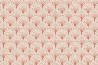 粉彩玫瑰金装饰棕榈图案