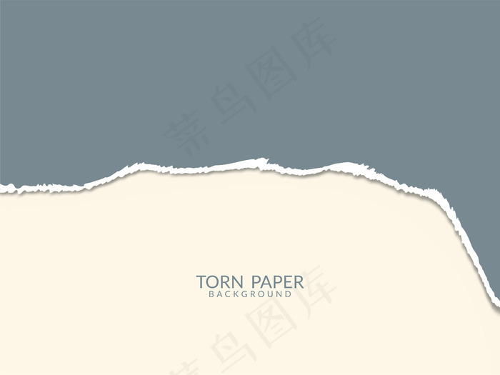 柔和的颜色撕纸样式空白背景矢量
