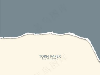柔和的颜色撕纸样式空白背景矢量
