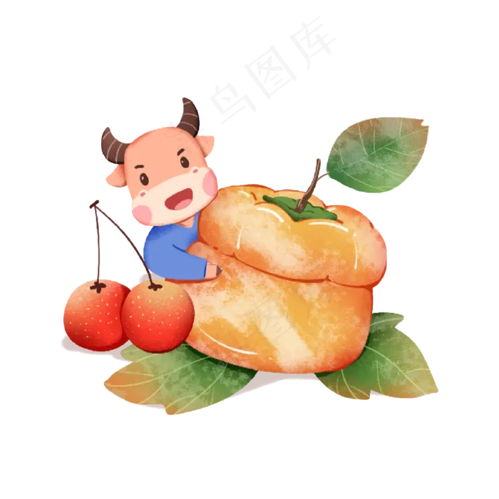 2021牛年日历十月份霜降(2000X2000(DPI:300))psd模版下载