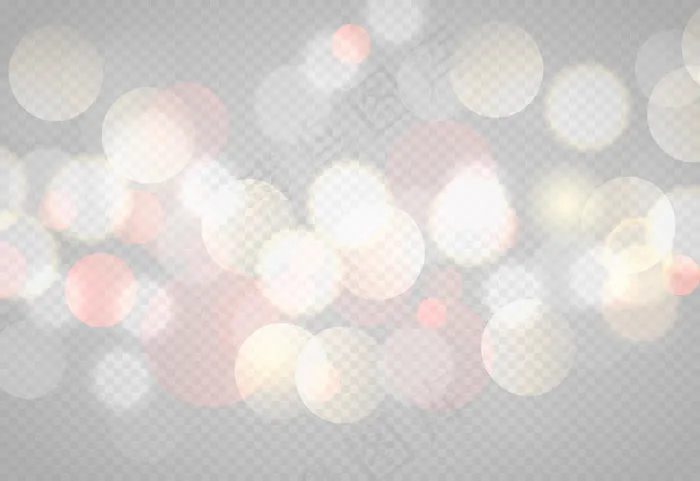 带柔和灯光背景插图的抽象(bokeh)散景灯eps,ai矢量模版下载