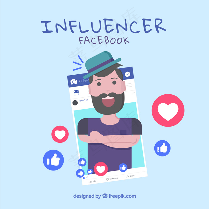Facebook影响者背景