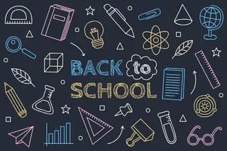 黑板回到学校背景