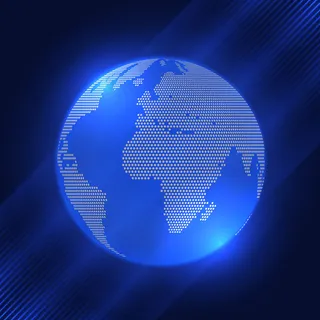 带有半色调圆点设计的球形背景