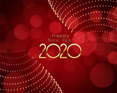 新年快乐红金灿灿的背景