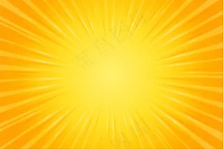 黄色漫画风格半色调