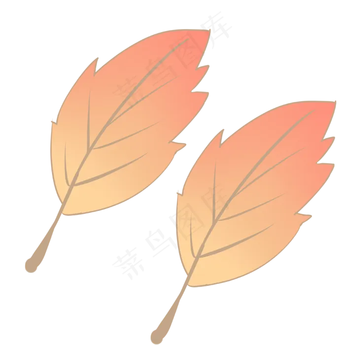 黄色秋天掉落叶(3779X3779(DPI:300))psd模版下载